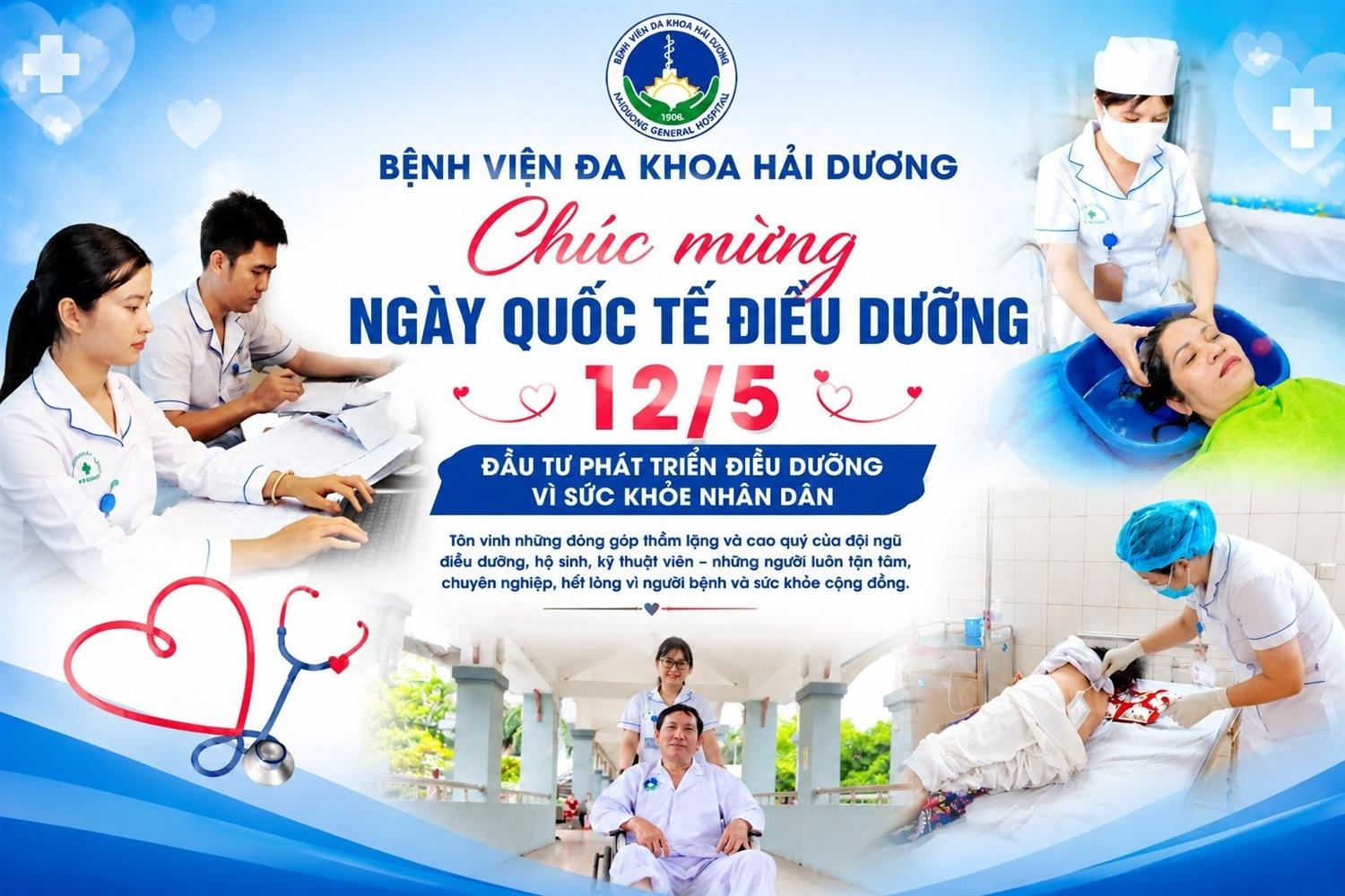 Bệnh viện Đa khoa Hải Dương tổ chức chương trình kỷ niệm Ngày Quốc tế Điều dưỡng 12/5